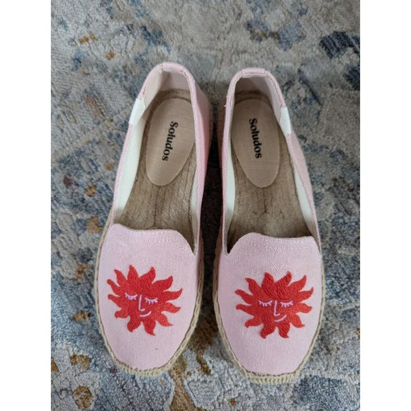 Soludos Sunburst Espadrilles Flats Size 7.5 BRAND NEW - Picture 2 of 6